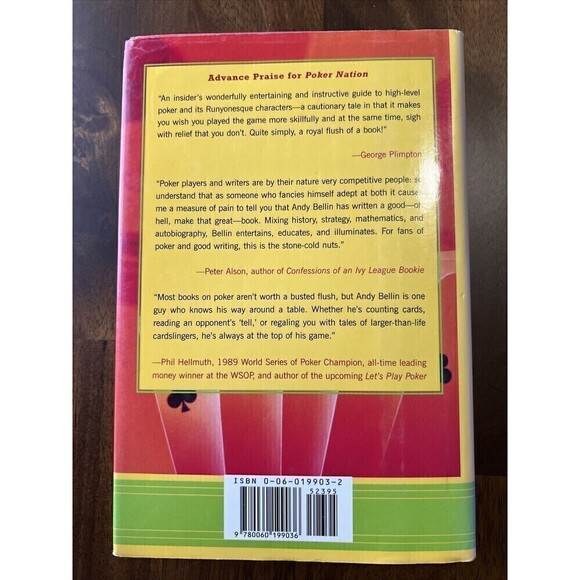 Poker Nation: A High-Stakes Low-Life Adventure By Andy Bellin - Picture 2 of 6